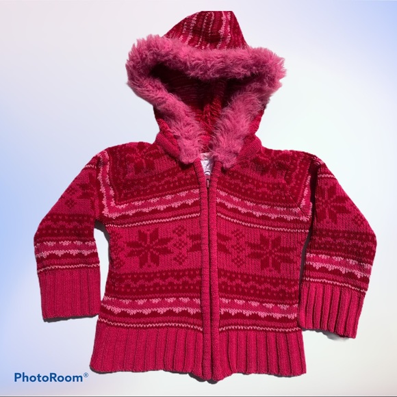 Cherokee Girls Multi Pink Zip-up Hoodie Size 3 - Picture 1 of 8